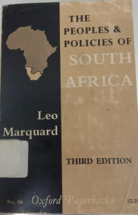 Image of The Peoples and policies of South Africa