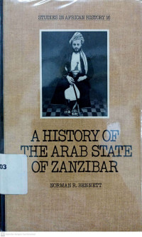 Image of A History of Arab State of Zanzibar