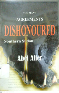 Image of Southern Sudan: Too many agreements dishonoured