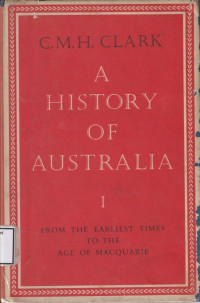 Image of A History of Australia, Volume I