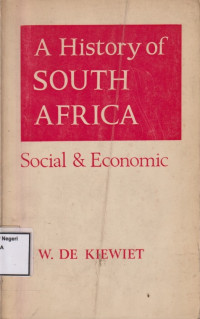 Image of A History of South Africa: Social & economic