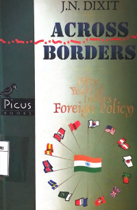 Image of Across borders : Fifty years of India's foreign policy