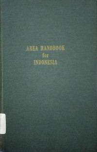 Image of Area handbook for Indonesia