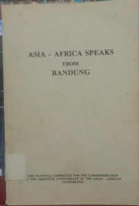 Image of Asia-Africa speaks from Bandung