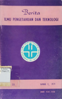 Image of Berita ilmu pengetahuan dan teknologi: Tahun ke-23, No. 1, 1979