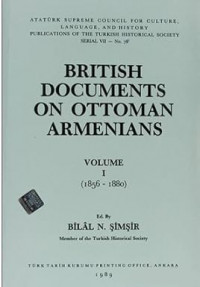 Image of British documents on Ottoman Armenians
