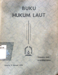 Image of Buku hukum laut