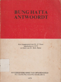 Image of Bung Hatta antwoordt