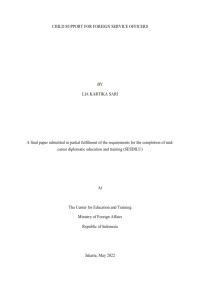 Image of Child support for foreign service officers