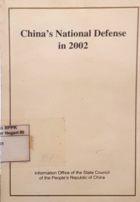 Image of China's national defense in 2002
