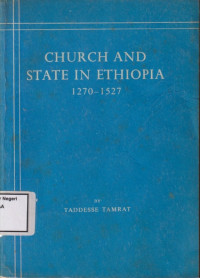 Image of Church and state in Ethiopia, 1270–1527