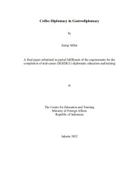 Image of Coffee diplomacy in gastrodiplomacy