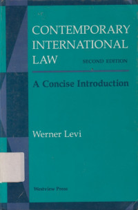 Image of Contemporary international law: A Concise introduction