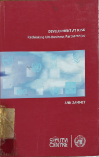 Image of Development at risk: Rethinking UN-Business partnerships