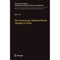 Image of Die Anwendung völkerrechtlicher Verträge in China