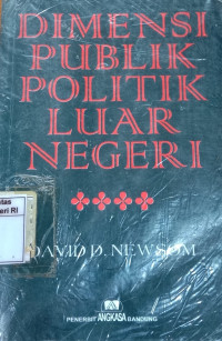 Image of Dimensi publik politik luar negeri