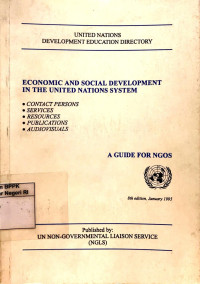 Image of Economic and social development in the United Nations system