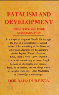 Image of Fatalism and development: Nepal's struggle for modernization