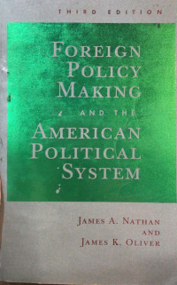 Image of Foreign policy making and the American political system
