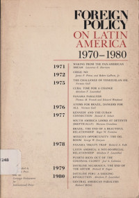 Image of Foreign policy on Latin America 1970-1980