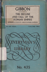 Image of Gibbon’s decline and fall of the Roman Empire. Volume Two