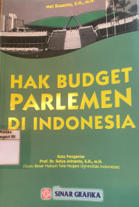 Image of Hak budget parlemen di Indonesia