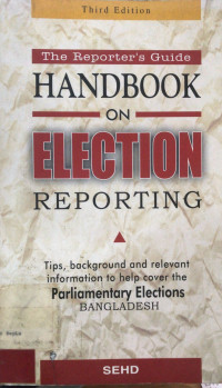 Image of Handbook on election reporting: The reporter's guide