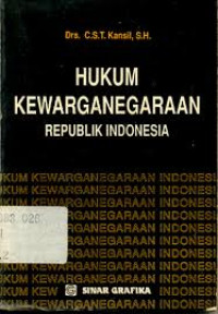 Image of Hukum kewarganegaraan Republik Indonesia