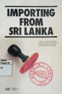 Image of Importing from Sri Lanka