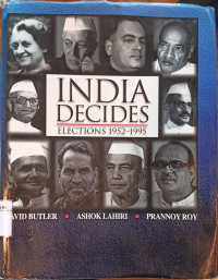 Image of India decides: Elections 1952-1995