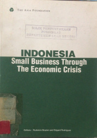 Image of Indonesia: Small business through the economic crisis