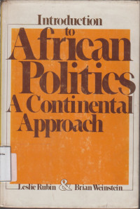 Image of Introduction to African politics: A Continental approach