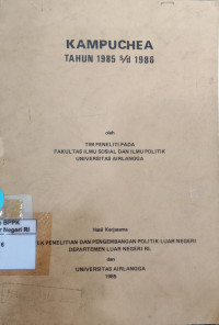 Image of Kampuchea: tahun 1985-1986