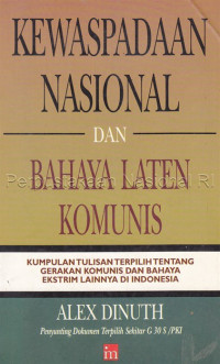 Image of Kewaspadaan nasional dan budaya laten komunis