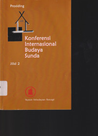 Image of Konferensi internasional budaya sunda (KIBS): Jilid 2 (Prosiding)