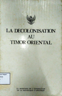 Image of La Decolonisation au Timor oriental