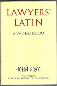 Image of Lawyers' latin: A vade-mecum
