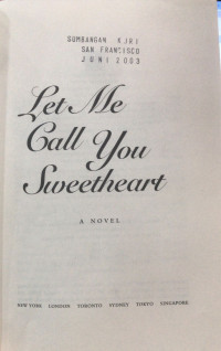 Image of Let me call you sweetheart