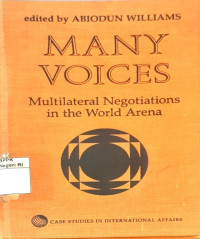 Image of Many voices: multilateral negotiations in the world arena