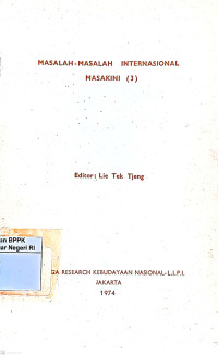 Image of Masalah-masalah internasional masa kini (3)