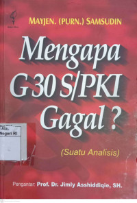 Image of Mengapa G30S/PKI gagal
