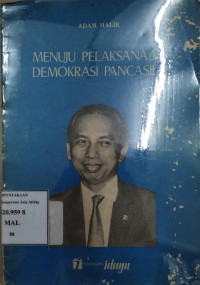 Image of Menuju pelaksanaan demokrasi pancasila