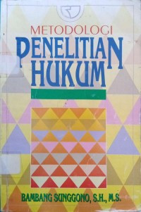 Image of Metodologi penelitian hukum