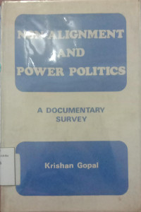 Image of Non-Alignment and power politics : A Document survey