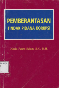 Image of Pemberantasan tindak pidana korupsi