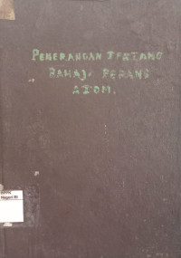 Image of Penerangan tentang bahaja perang atom