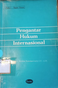 Image of Pengantar Hukum Internasional-bagian umum