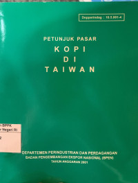 Image of Petunjuk pasar: Kopi di Taiwan