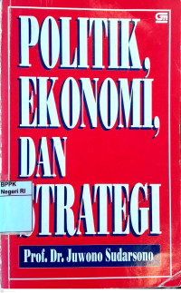 Image of Politik, ekonomi, dan strategi