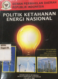 Image of Politik ketahanan energi nasional
